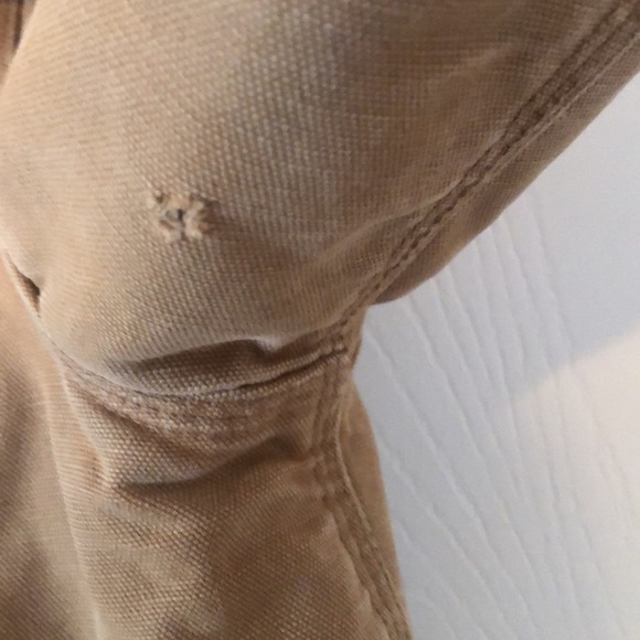 Men’s VTG Y2k thrashed carhartt corduroy collar blanket lined jacket - Picture 6 of 15